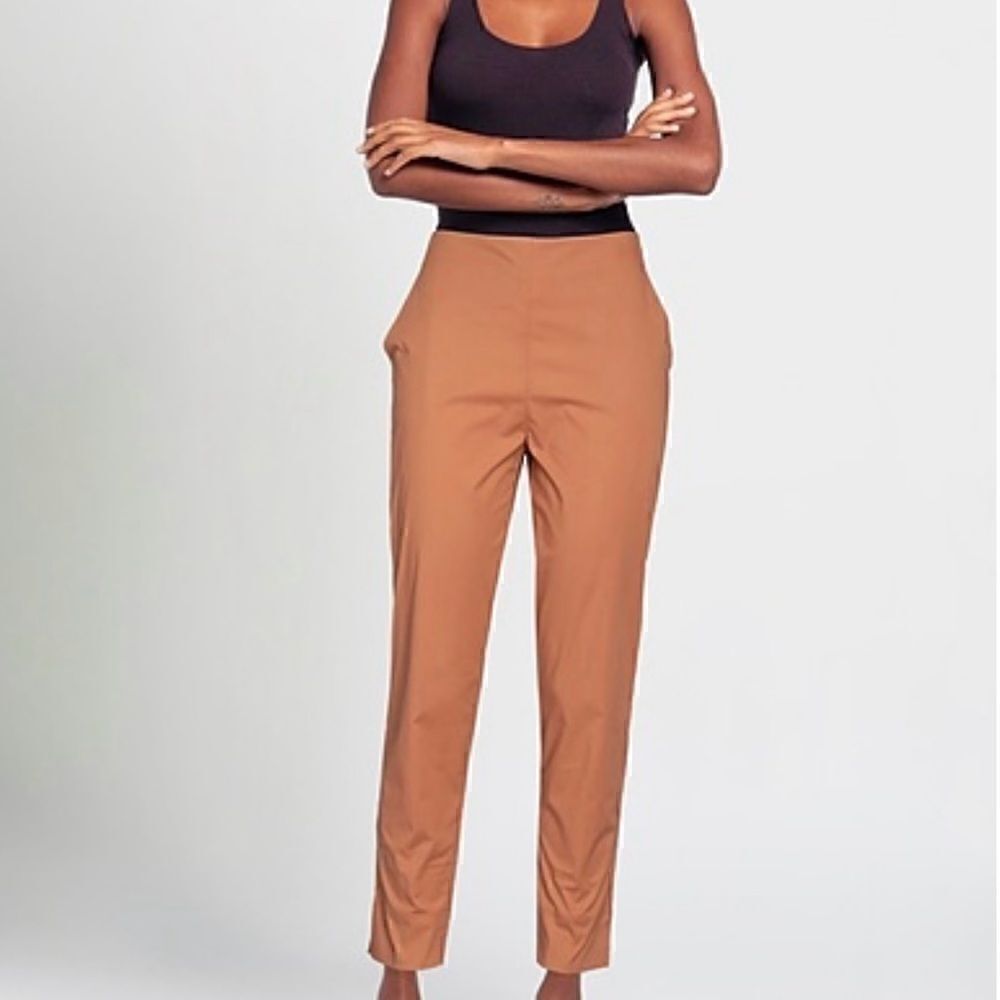 Beatrice Cotton Elastane Pants Women Size 6